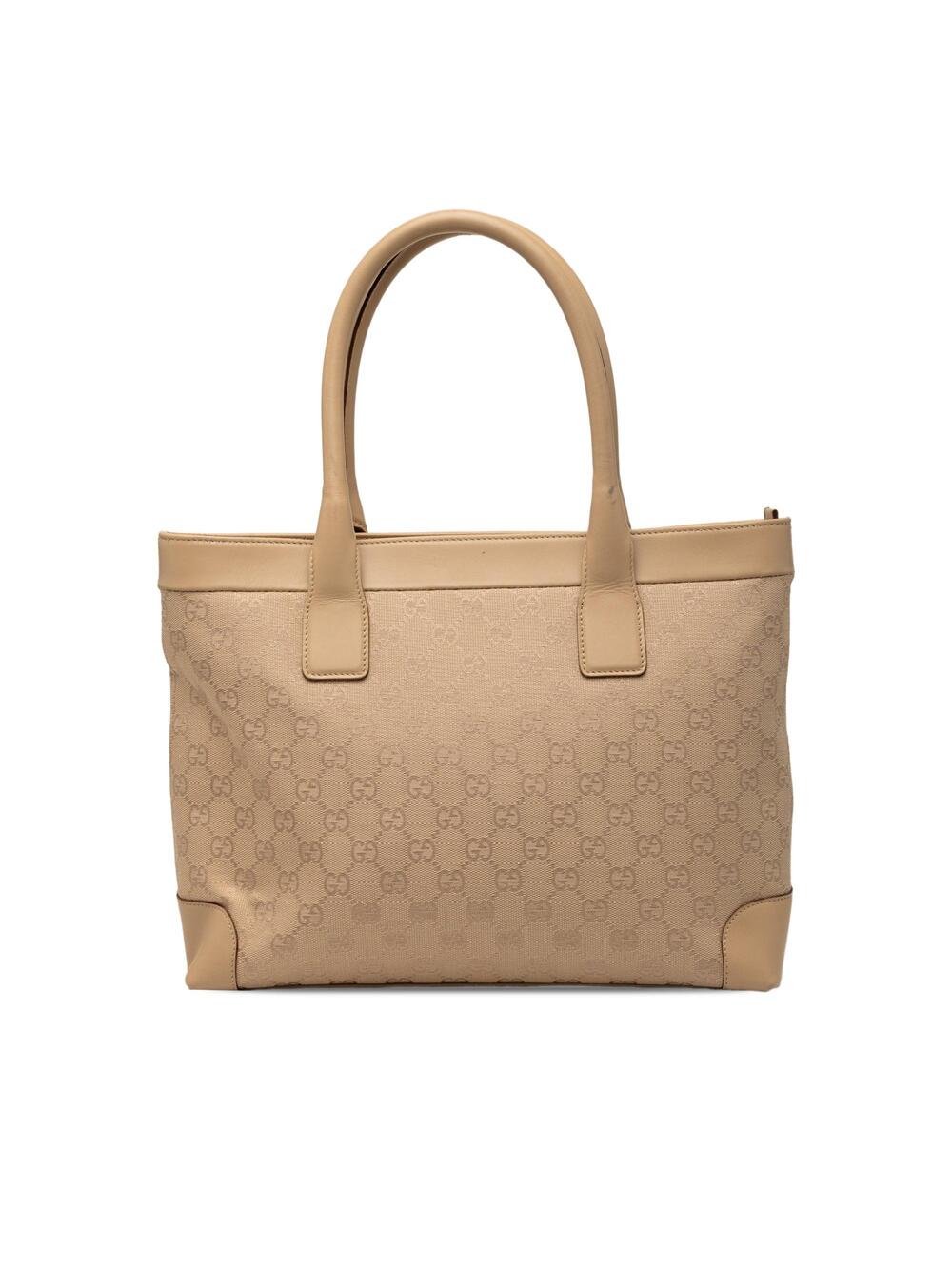 Gucci Vintage Zip Tote Gg Canvas With #298082G52B
